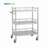Buy cheap 2 Layer Hospital Stainless Steel Medical Instrument Trolley from wholesalers