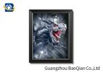 Framed Art Lenticular 3D Poster Angry Animal Changing Picture Home Decoration