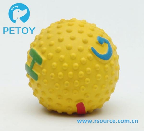Buy cheap Latex Christmas gift dog toys rubber squeaky ball from wholesalers