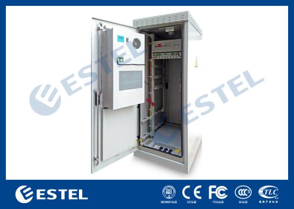 Buy cheap Custom Outdoor Telecom Cabinet , Telecom Equipment Cabinet With Air Conditioner from wholesalers