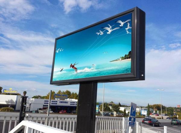 P6 Full Color Outdoor Led Video Walls LED Sign Panel Screen Commercial