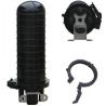 Buy cheap Black color Plastic Dome / Vertical Fiber Optic Splice Closure ( 12, 24, 36, 48, 96 Cores) from wholesalers