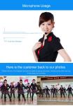 Professional headset wired megaphone for voice amplifier speaker player teachers