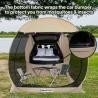Buy cheap 2.13*2.13*2.18M Beige Color UV Protection Waterproof Coated Polyester Pop Up Sport Utility Vehicle Camping Tent from wholesalers
