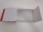 Custom bookstyle rigid cardboard packaging gift box for Christmas Day