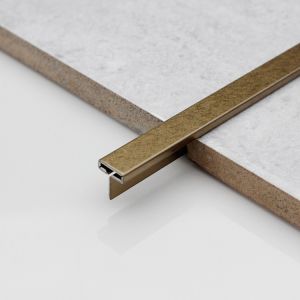 Buy cheap 0.6mm Coating Pvd Gold Plated T Shaped Tile Edging SS201 304  Edging Border Trim Mirror Polish from wholesalers