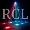 Buy cheap 8X3w CREE RGBW Mini Sipder Moving Head Stage DJ Light Ri-Color Lighting from wholesalers