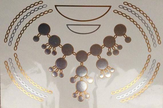 Buy cheap Gold foil tattoo from wholesalers
