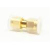 Buy cheap 50Ω Brass Gold Plated SMA RF Adapter Beryllium Bronze Contacts from wholesalers