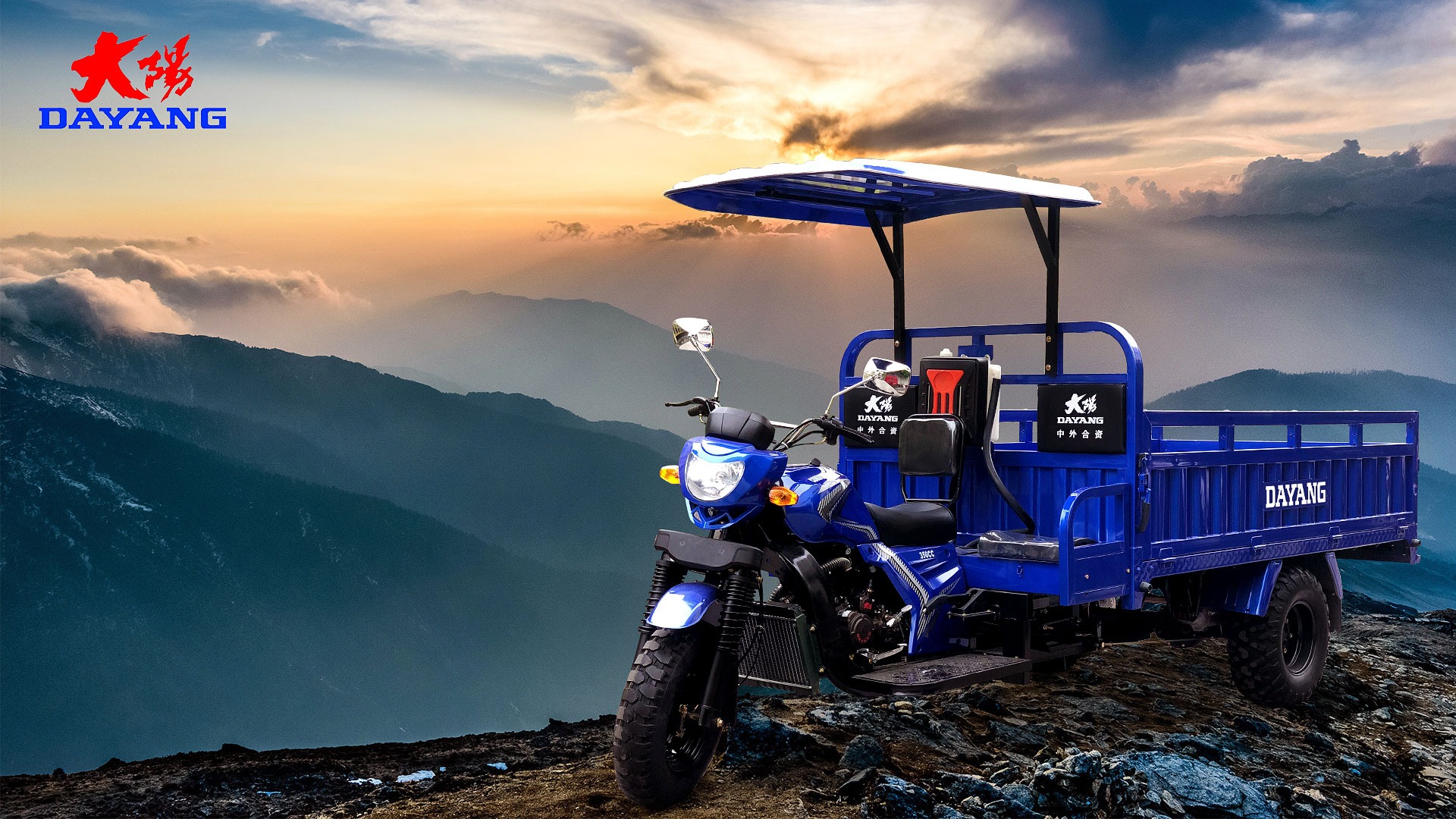 2021 Design Strong Engineering 300cc Gasoline Tricycle Scooter for Heavy Cargo Capacity