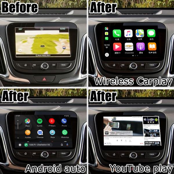 Chevrolet Equinox 2016-2019 Car Gps Navigation System Wireless Carplay 360