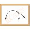 Buy cheap OEM / ODM DC12V custom power cables Male To Female 1 To 2 Y Type from wholesalers