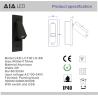 Buy cheap Modern led flexible arm USB reading light/headboard wall light bed reading light for hotel from wholesalers