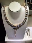 brand jewelry gold necklace 18kt gold with white gold or yellow gold or pink