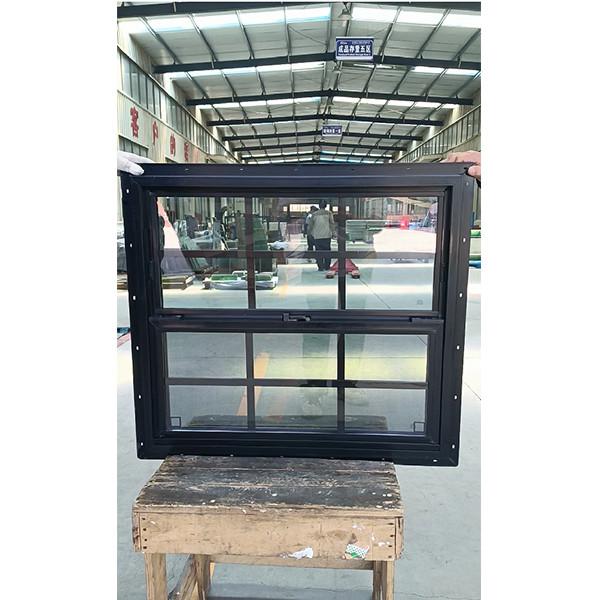 Buy cheap Black Anthracite UPVC Single Hung Window With Double Glass from wholesalers