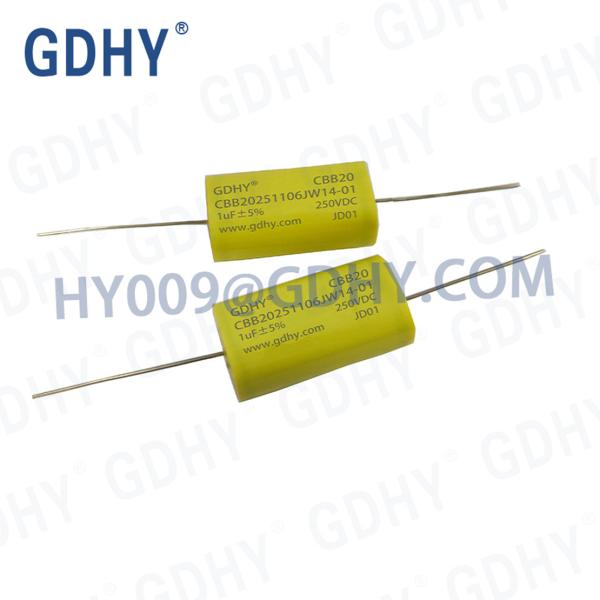 Buy cheap 1uF 251nF Axial Audio Grade Film Capacitor Metallized Polypropylene 250VDC CBB20 from wholesalers