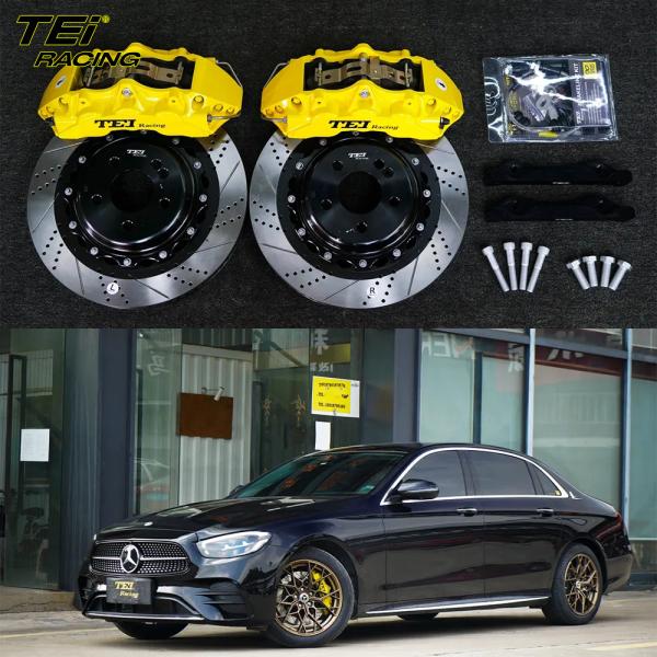 Buy cheap Front P60NS 6 Pot Caliper And Rear P4-explore 4 Pot Caliper Big Brake KIt For Mercedes-Benz E300h 18 Inch Car Rim from wholesalers