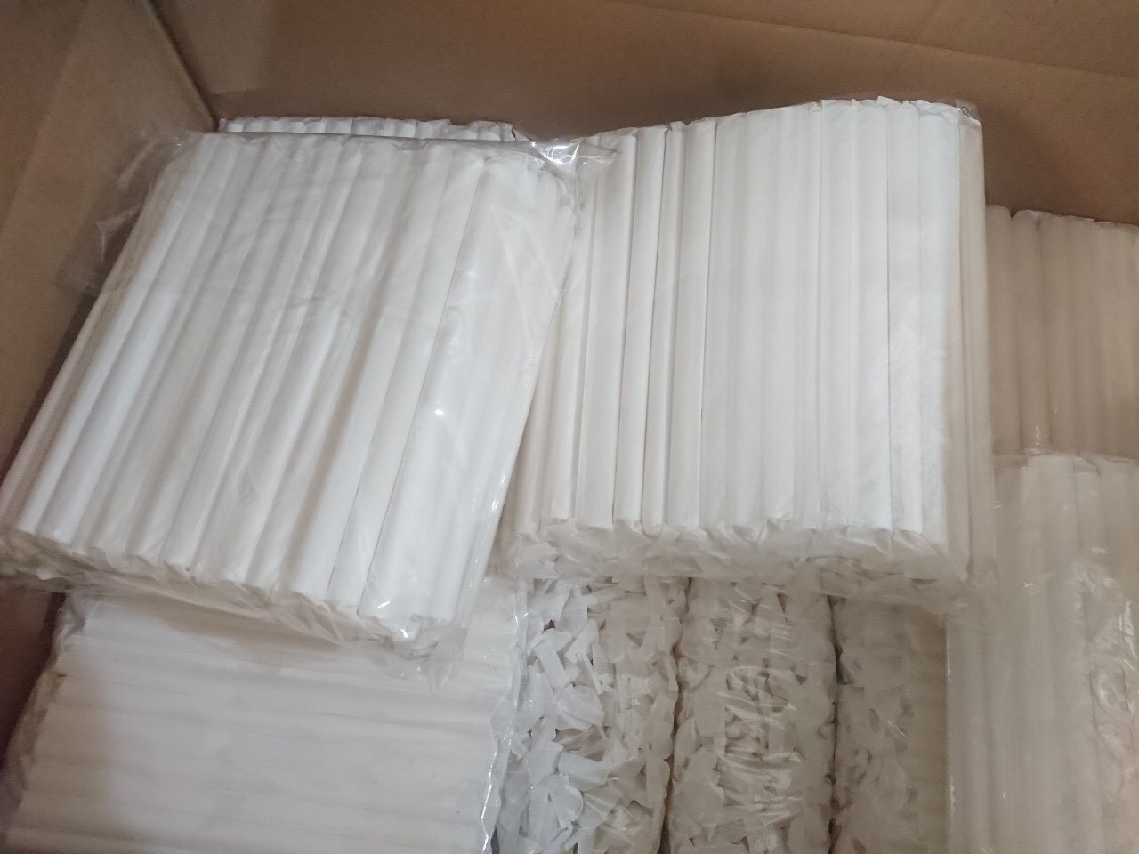 Customized Smoothie Bagasse Drinking Straws Sugarcane Fiber Environmentally Friendly Material Bagasse Straws