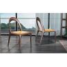 Buy cheap 2017 New Design Dining room Furniture Walnut solid wood Chair with Leather Upholstered Cushion for Restaurant used from wholesalers