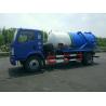 Buy cheap KEG Piple Nozzle 60 Meters Sewer Cleaning Truck / 8 CBM Vacuum Sewage Drainage Truck from wholesalers