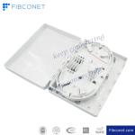 4 Ports Mini Optical Terminal Box for Fiber Optic Wall Outlet Made of PC ABS