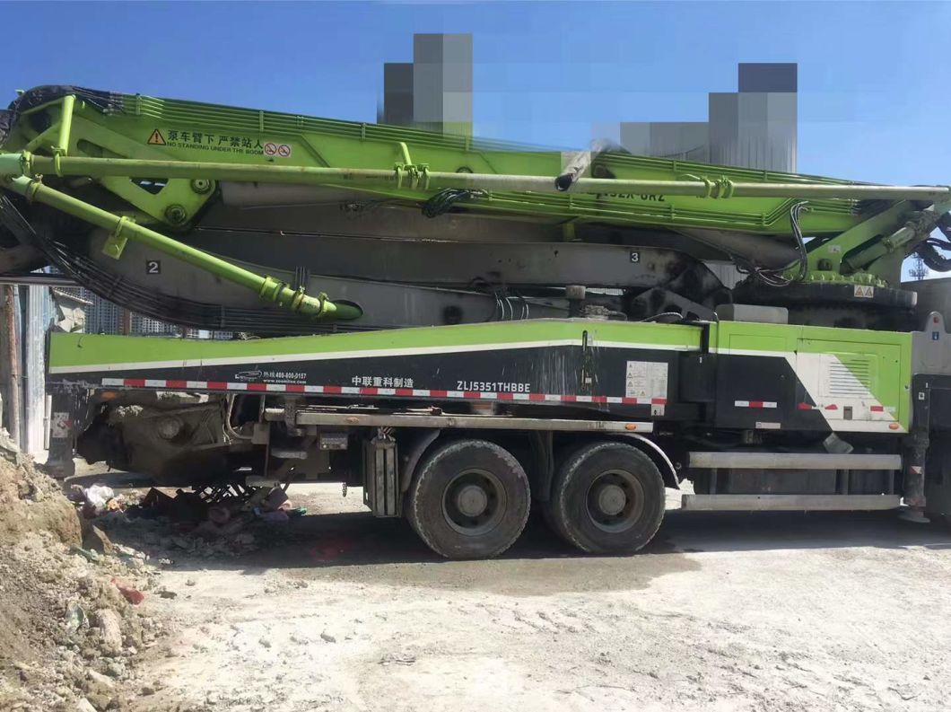Construction Machinery Concrete Machinery Used Concrete Pump Truck Zomlion 56m for Sale