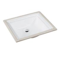 Buy cheap 520x430x200MM Ceramic Undermount Sink Rectangle Shape With Cleaning Glaze Finish product