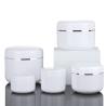 Buy cheap PET Cream Packaging Jar Silver Line Round Shape , 2 Oz Cosmetic Containers from wholesalers