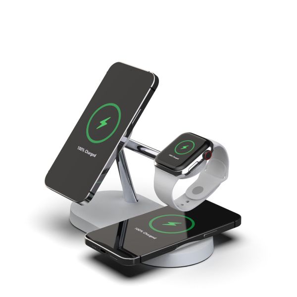 Buy cheap Magnetic 5 In 1 15W Qi Wireless Charging Stand from wholesalers