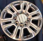 20" Polished GMC Sierra Denali Reproduction Wheel Rim 2500 3500 2020-2021 OEM
