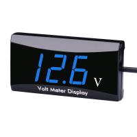 Buy cheap ABS 39cm 12Volt Motorbike Motorcycle Volt Meter Mini LED Display product