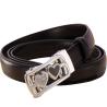 Buy cheap Vintage Fake Leather Belt 100cm Gold Solid Color Automatic Buckle Belt from wholesalers