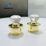 Custom Color Screw Diamond Silver Cap Lid,Gold Cap For Cosmetic Bottles