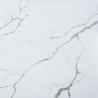 Buy cheap Mineral Crystalline Silica Free Kitchen Island White Engineered Stone Scandinavian Style from wholesalers