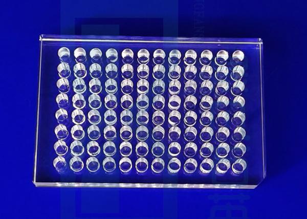 Buy cheap 96 Well Enzyme Hemagglutinin Fused Quartz Plate UV Resistant from wholesalers