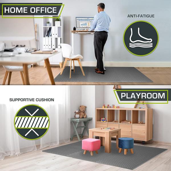 Buy cheap Home Mats For Home Workout Equipment Floor Padding For Kids Available In Packs Of 24 Sq Ft, 48 Sq Ft, 144 Sq Ft from wholesalers