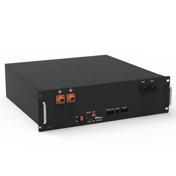 Buy cheap 10kWh 51.2V 200Ah LiFePO4 Rack Mount Lithium Battery For Home Solar Energy Storage from wholesalers