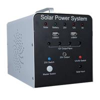 Buy cheap Wholesale Mini Portable Energy Storage Outdoor Camping Generator 120W Solar product