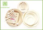 Wedding Disposable Plates Eco Friendly Tableware , Food Grade Wooden Party
