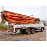 Buy cheap Green Safe Operation Mobile Concrete Pump Truck Long Lasting Heavy Concrete Boom Pump Truck from wholesalers