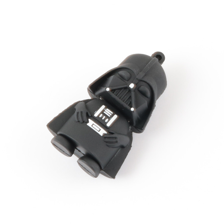 Cartoon Shaped Star Wars USB Flash Drives 3D 2.0 3.0 512GB 1TB 2TB PVC Open Mold