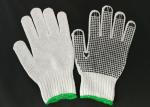 Industrial Cotton Knitted Gloves Customized Color Comfortable For Hand Care