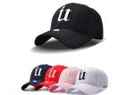 Embroidered Kids Cotton Baseball Cap 6 Panel Blue Good Air Permeability Fashion