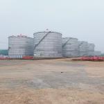 Cylindrical Industrial Vertical Welded Steel Tank Above Ground for Oil Storage
