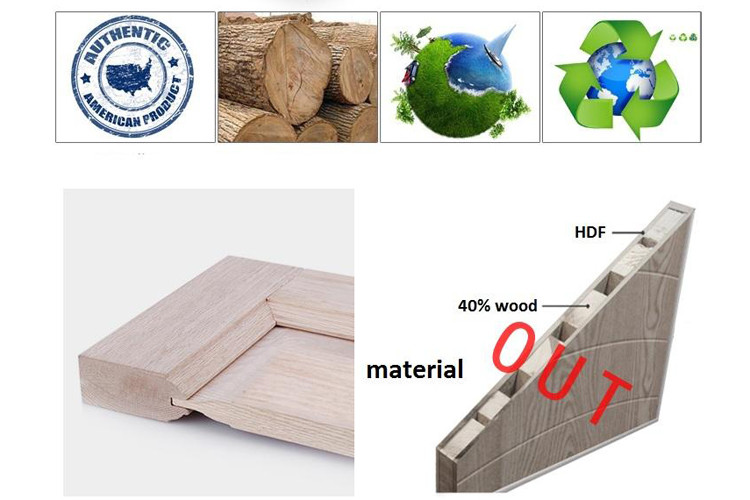 Skin Panel Mould Veneer Solid Wood Internal Doors
