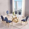 Buy cheap Casual Cafe Bar Custom Stainless Steel Furniture Upholstered Velvet High Chair from wholesalers
