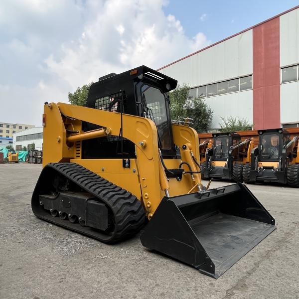 Buy cheap Hydraulic Cylinder 50HP 65HP 100HP 125HP Crawler Wheel Skid Steer Loader with Backhoe Attachment from wholesalers