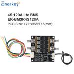 Enerkey 4S 12.8v 14.6v LiFePO4 Li-ion Lto SIB 120A BMS Battery Balance 12v 3.2v