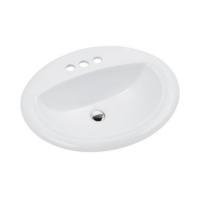 Buy cheap Hotel Bathroom Ceramic Undermount Sink , Bowl Style Bathroom Sink With Faucet product