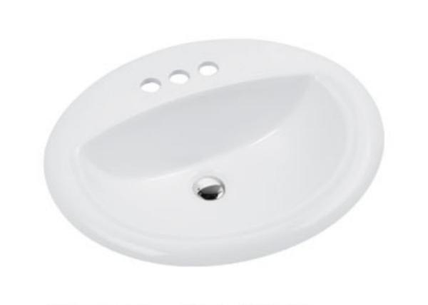 Buy cheap Hotel Bathroom Ceramic Undermount Sink , Bowl Style Bathroom Sink With Faucet Holes from wholesalers